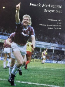 Frank McAvennie West Ham United Dinner Brochure Multi Signed for sale on Ebay