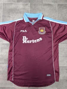 Rare Original West Ham United 1999/2001 Home Shirt XL Fila VGC for sale on Ebay