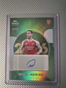 Topps Arsenal Winners Collection Mikel Merino  Autograph 49/99 for sale on Ebay