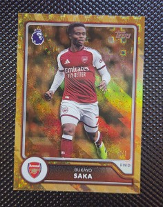 Topps Premier League 2026/27 Bukayo Saka Arsenal 1/1 Ultra Rare Foilfractor for sale on Ebay