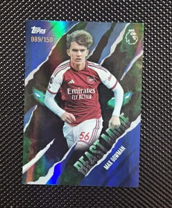 Topps Premier League 2026/27 Max Dowman Arsenal Beast Mode Numbered 089/150 for sale on Ebay