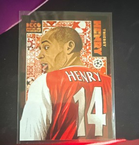Topps Deco 2024-25 UEFA Champions League Artistry Thierry Henry Arsenal DE-25 for sale on Ebay