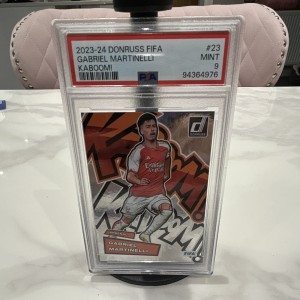 Panini 2023-24 Donruss FIFA Gabriel Martinelli Arsenal Kaboom! #23 PSA 9 for sale on Ebay
