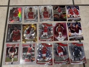 Topps And Panini Fc Arsenal Cards Lot 26 Card Lot Bulk Trading Cards for sale on Ebay