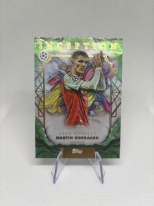 2026 Topps Inception UCC Martin Odegaard Green /99 Arsenal for sale on Ebay