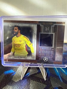 David Raya Relic 063/399 Topps Museum Collection UCC 25/26 Arsenal for sale on Ebay