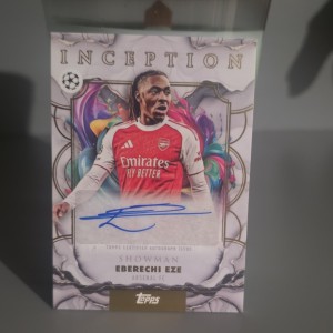Topps Inception UEFA 2025-26 Eberechi Eze Arsenal Showman Auto SH-EE for sale on Ebay
