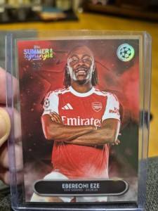 Topps Summer Signings 25/26- Eberechi Eze Arsenal /5! for sale on Ebay