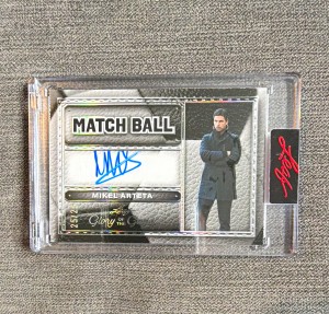 Leaf 2025 Glory of the Game Match Ball Mikel Arteta Arsenal Auto MB-MA2 25/25 for sale on Ebay