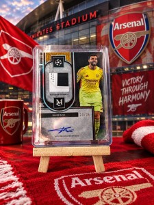 Topps Museum Collection 25/26 David Raya Arsenal MAR-RY Auto Relic 23/25 for sale on Ebay