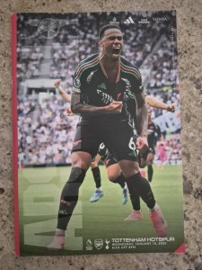 2024/25 Arsenal V Spurs Premier League Match Programme Very Good Condition for sale on Ebay