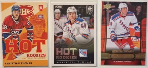 Christian Thomas (New York Rangers, Iserlohn Roosters) Overtime Gold 35/99 for sale on Ebay