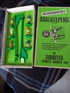 Subbuteo Set C133 Interchangeable Goalkeepers for sale on Ebay