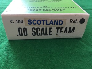 Subbuteo - Scotland - Reference 318 - Rare Named Sticker Box - More Listed Look for sale on Ebay