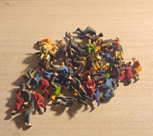 Subbuteo Spectators X 50 Painted By Subbuteo for sale on Ebay