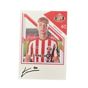 RARE signed TOM WATSON sunderland club card photo 2024 for sale on Ebay