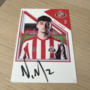 RARE signed NIALL HUGGINS  sunderland club card photo 2024 for sale on Ebay