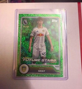 Topps Premier League 2026/27 Harry Gray Leeds United Future Stars Green 94/99 for sale on Ebay