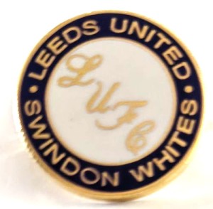 LEEDS UNITED FC SUPPORTERS CLUB BADGE - SWINDON WHITES for sale on Ebay