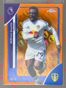 2025-26 Topps Logofractor Premier League Wilfried Gnonto Orange /25 Leeds for sale on Ebay