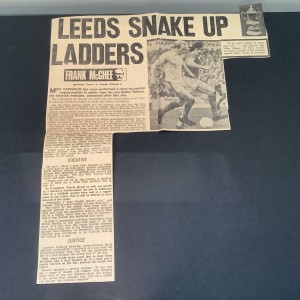 IPSWICH TOWN V LEEDS UNITED FA CUP SIXTH ROUND NEWSPAPER MATCH REPORT 1975 for sale on Ebay
