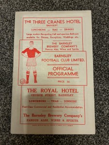Barnsley v Leeds 1952/3 for sale on Ebay