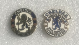 Chelsea Fc . “ Lion & Old Skool Supporter ” enamel pin badges for sale on Ebay