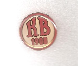 Pin Badge Abzeichen - DENMARK - B63 - Kristrup BK Randers - butterfly clip for sale on Ebay