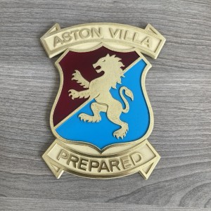Aston Villa Prepared Hard Plastic Badge.1960’s for sale on Ebay