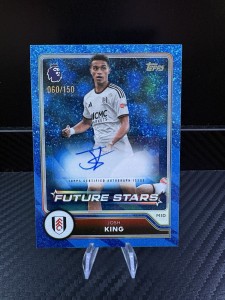 Topps PL 2026-27 Josh King Fulham Future Stars Auto Blue /150  for sale on Ebay