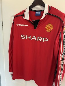 Retro Man Utd Shirt Size XL Manchester United for sale on Ebay