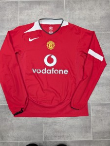 Rare Original Manchester United 2004/2006 Long Sleeve Home Shirt Medium Nike for sale on Ebay