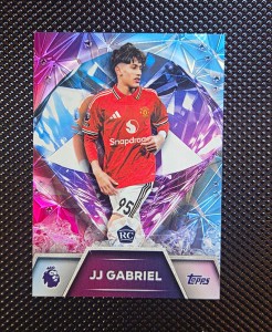 Topps Premier League 2026/27 JJ Gabriel Manchester United DR 5 Diamond Rookie for sale on Ebay