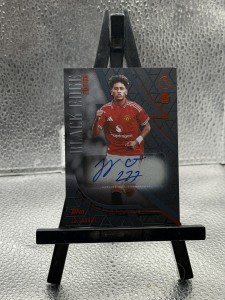 JJ Gabriel Orange Black Edge Edition Autograph /25 RC Manchester United Topps for sale on Ebay
