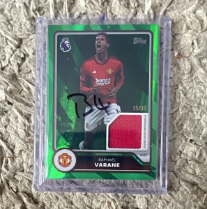 Topps Flagship 2026-27 Varane Man Utd Relic /99 Manchester United France  for sale on Ebay