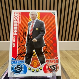 Sir Alex Ferguson Manchester United Hand Signed Autographed Rare Legend  for sale on Ebay