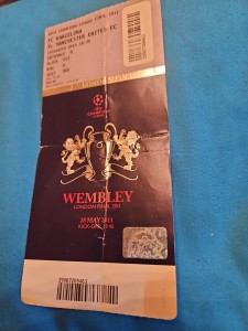 F.C. Barcelona V Manchester United 28/05/2011 Ticket for sale on Ebay
