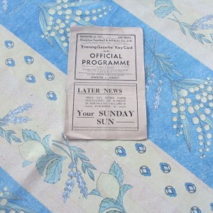 Stockton v Consett FA Cup 4th Qualifying Rd 1951/2 for sale on Ebay
