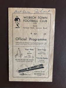 Wisbech V Ipswich A Football Programme 5/5/1940s ? East Counties Lge for sale on Ebay