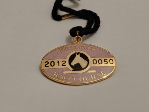 Brighton 2012  (Horse Racing Members Badge) for sale on Ebay