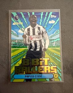 Topps Premier League 2026/27 8-Bit Ballers Papiss Cissé Newcastle Parallel /499 for sale on Ebay
