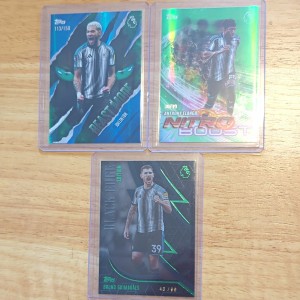 Newcastle 3 Card Numbered Bundle. Elanga/99, Joelinton /150 Guimaraes /99 BE for sale on Ebay