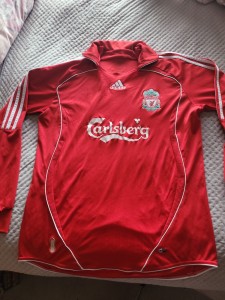 Adidas Vintage Liverpool Long Sleeve Football Shirt Size L for sale on Ebay