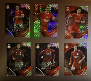Liverpool FC Topps Chrome Checkerboard Refractor 6 Card Bundle Van Dijk Torres for sale on Ebay
