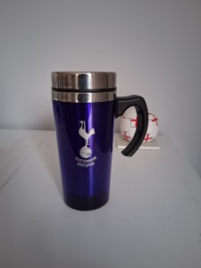 Tottenham Hotspur FC Official Football Crest Aluminium Travel Mug (One Size) (Na for sale on Ebay