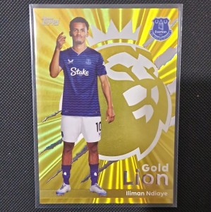 Topps 2025-26 Premier League Gold Lion Iliman Ndiaye Everton #GL 9 for sale on Ebay