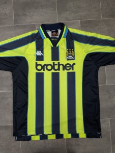Rare Original Manchester City 1998/1999 Away Shirt XXL KAPPA VGC for sale on Ebay