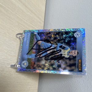 £1 START Hand Signed Phil Foden Manchester City Rare Auto Legend Collectors for sale on Ebay