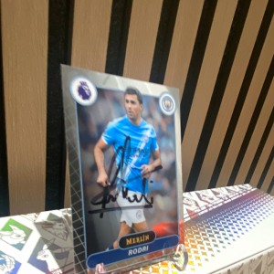 £1 START Hand Signed Topps Rodri Manchester City Auto Rare Collectors Legend  for sale on Ebay
