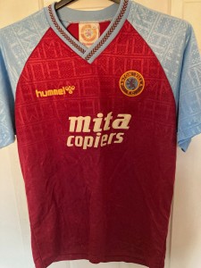 Hummel Aston Villa Home Shirt Claret Adults Size XL Short Sleeve for sale on Ebay
